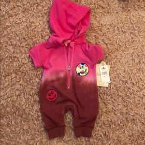 NWT Butter Baby girl ombré the die jumpsuit
